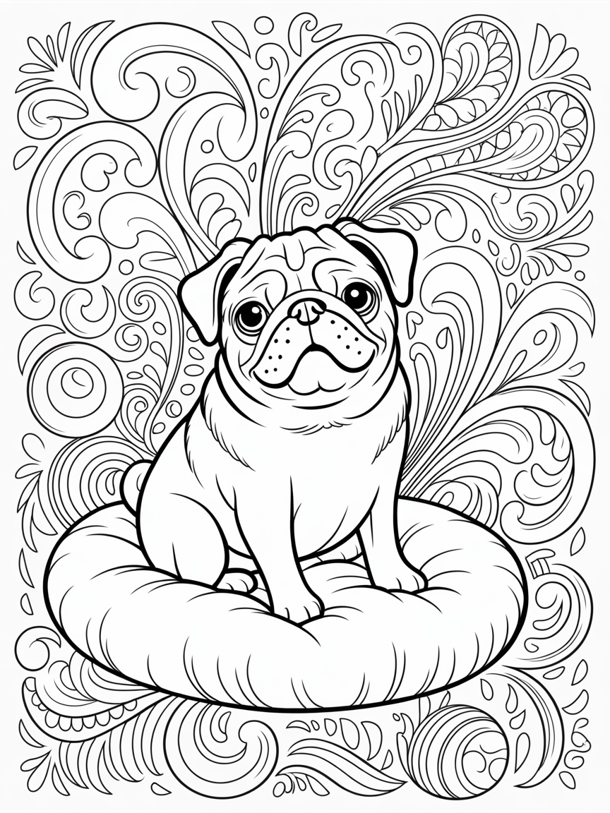 Georgia on Her Cushion