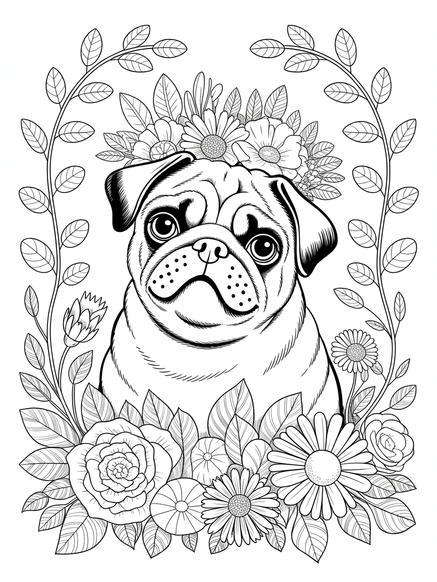 Georgia with Flower Crown